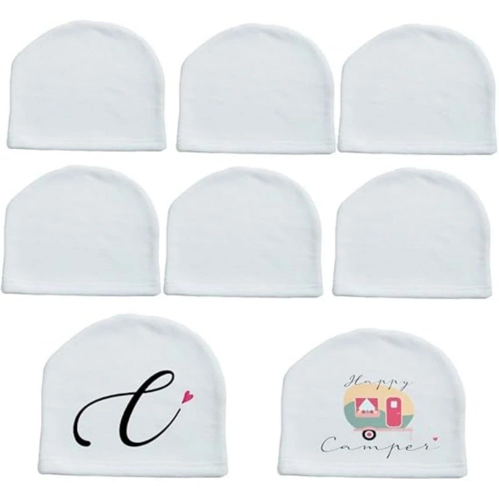 Hat Sublimation Blank - หมวกบีนนี่ถักนิตติ้งแบบยูนิเซ็กซ์ 20 ชิ้น สำหรับงานซับลิเมชั่น ลายพราง สำหรับฤดูหนาว