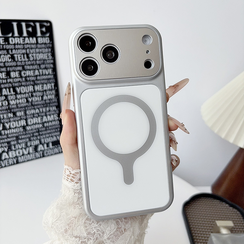 Metal Photo Panel - เคสโทรศัพท์กันกระแทกคุณภาพสูงพร้อมกรอบโลหะหรูหรา เหมาะสำหรับเคสโทรศัพท์ Magsafe สำหรับ iPhone 18