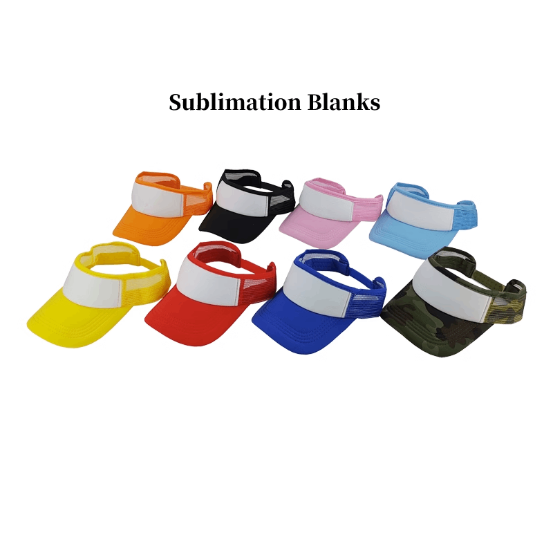 Hat Sublimation Blank - หมวกแฟชั่นเปล่า 10 ชิ้น สำหรับงานซับลิเมชั่น หมวกกันแดดแบบปรับได้ หมวกกีฬา