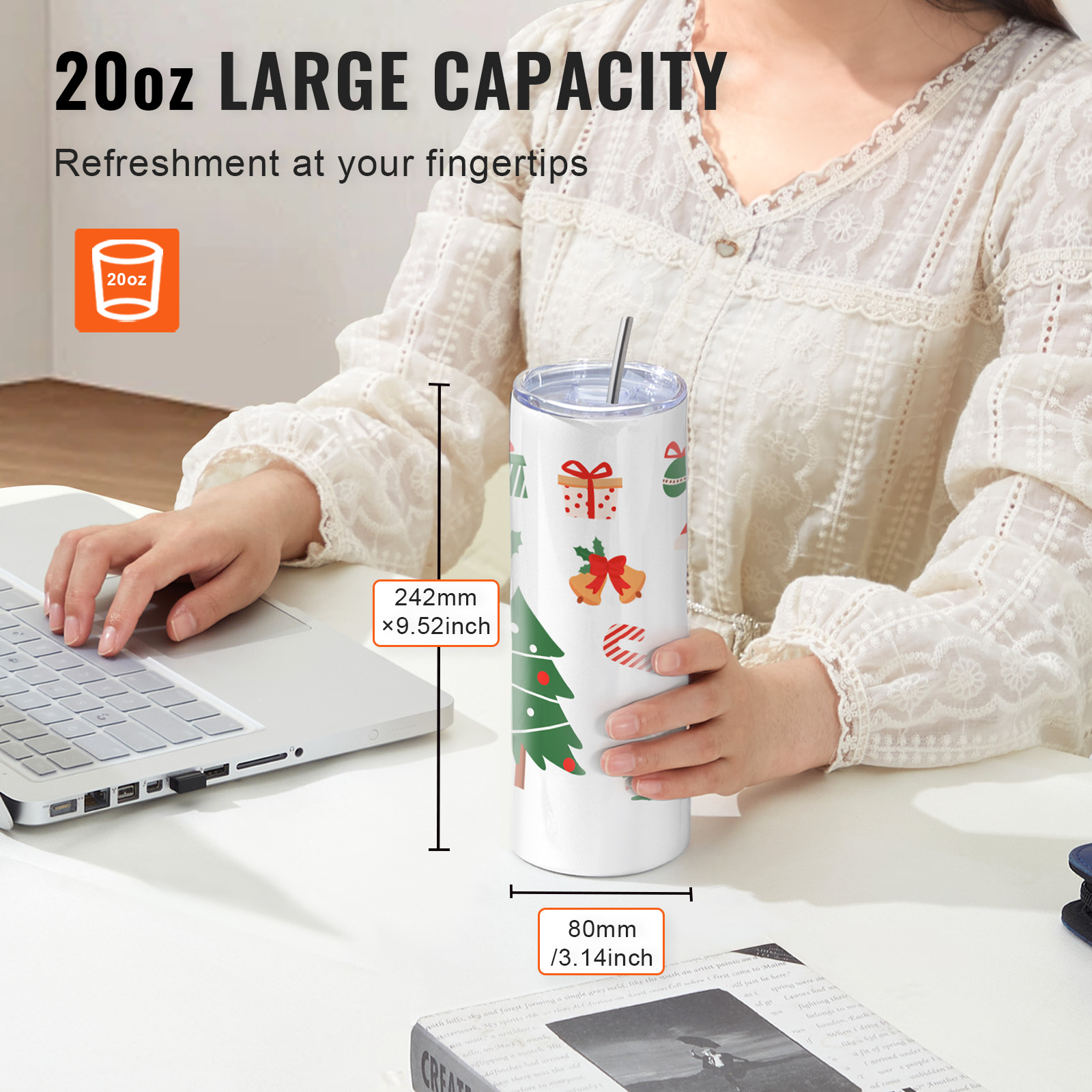 SucceBuy 8/12/14/16/24/50PC ตร - Sublimation Mug White บทวิจารณ์และราคา