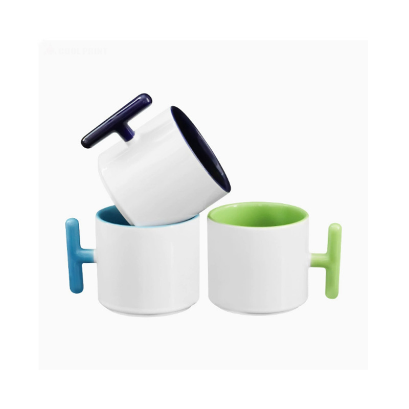 แก้วเซรามิคทรงตัวที 2 ชิ้น สำห - Sublimation Mug White บทวิจารณ์และราคา