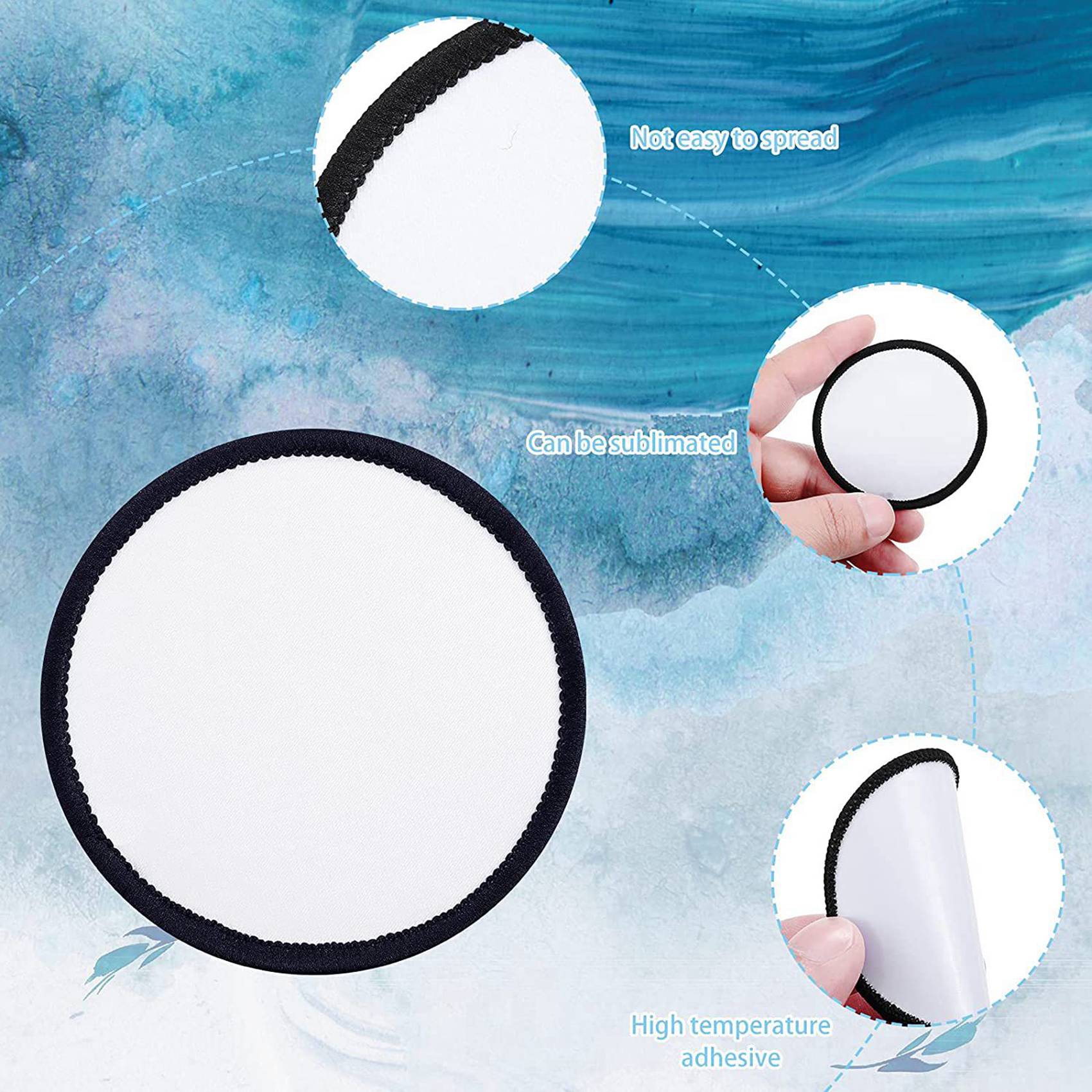 ABXF-48 ชิ้น แผ่นปะผ้าสำหรับงา - Hat Sublimation Blank บทวิจารณ์และราคา